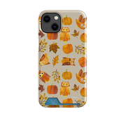 Pumpkins and Owls Case and Card Case By Tracey English