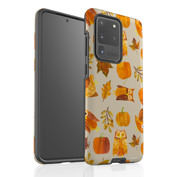 Samsung Tough Case - Pumpkins and Owls By Tracey English