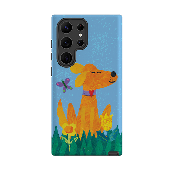 Samsung Tough Case - Pup In The Grass By Tracey English