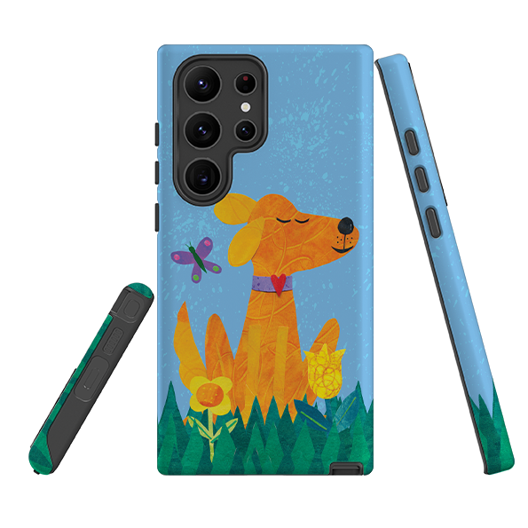 Samsung Tough Case - Pup In The Grass By Tracey English