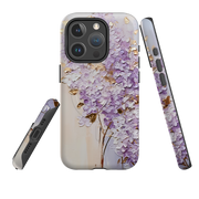 iPhone MagSafe Tough Case - Purple Floral