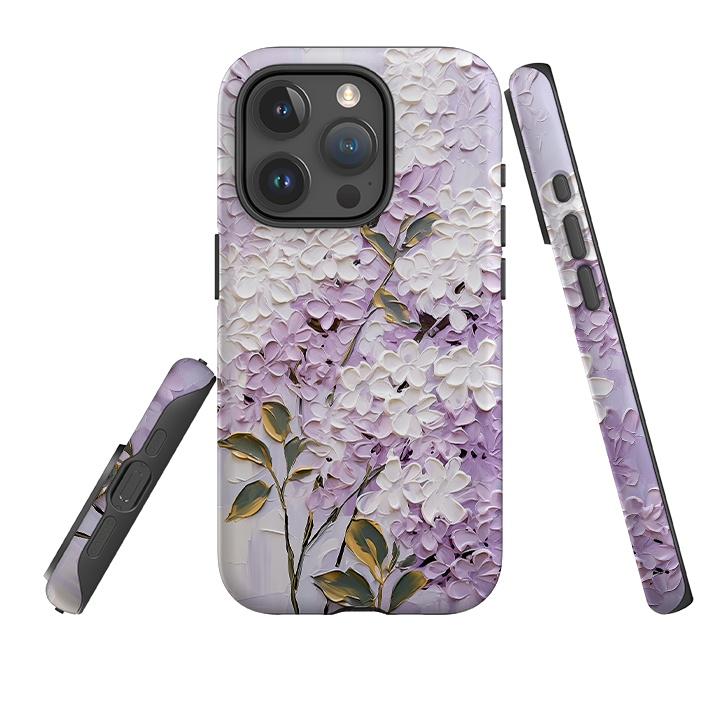 iPhone Tough Case - Purple Floral II