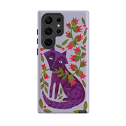 Samsung Tough Case - Purple Foxie By Tracey English