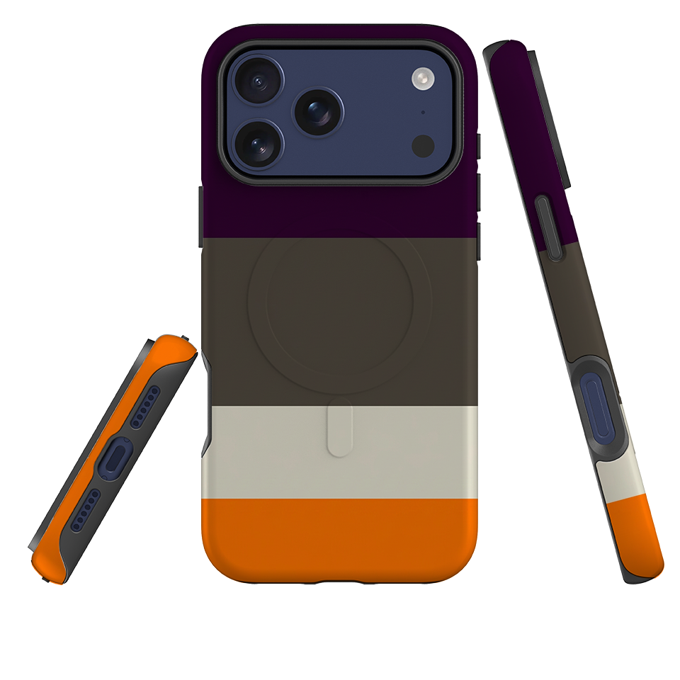 iPhone MagSafe Tough Case - Purple and Orange Gradient