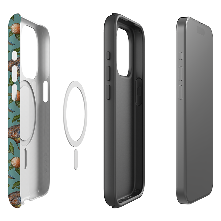 iPhone MagSafe Tough Case -  Quails Pattern By Catherine Rowe