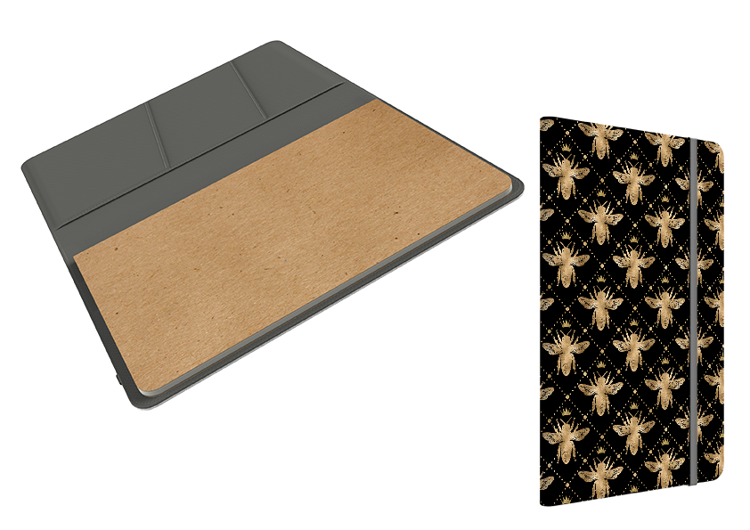 Queen Bees Black Folio Notebook