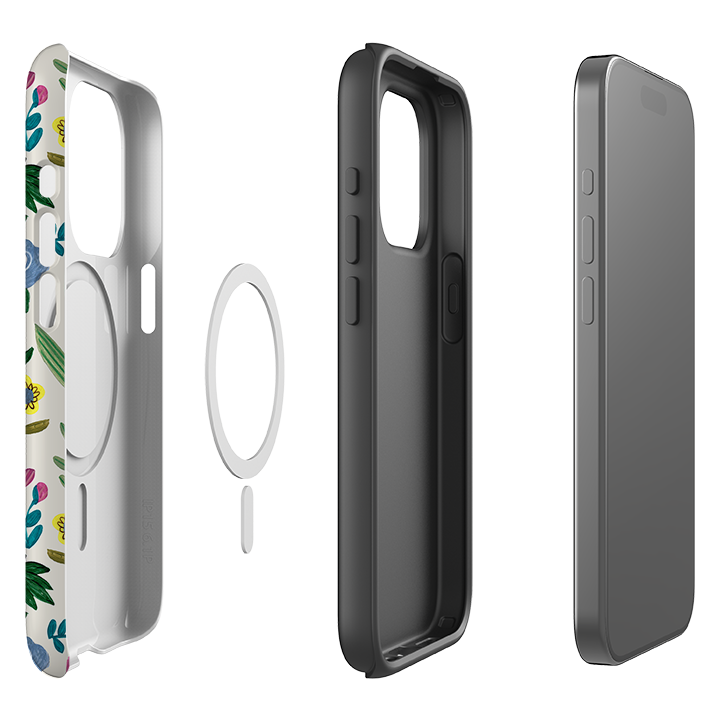 iPhone MagSafe Tough Case -  Rabbit Floral By Caroline Bonne Muller