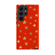 Samsung Tough Case - Red and Gold Stars