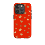 iPhone Tough Case - Red and Gold Stars