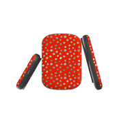 MagSafe Power Bank - Red and Silver Dots