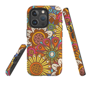 iPhone MagSafe Tough Case - Retro Posy Brights By Amelia Bowman