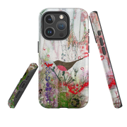 iPhone MagSafe Tough Case -  Robin and Berries By Tiffany Lynch