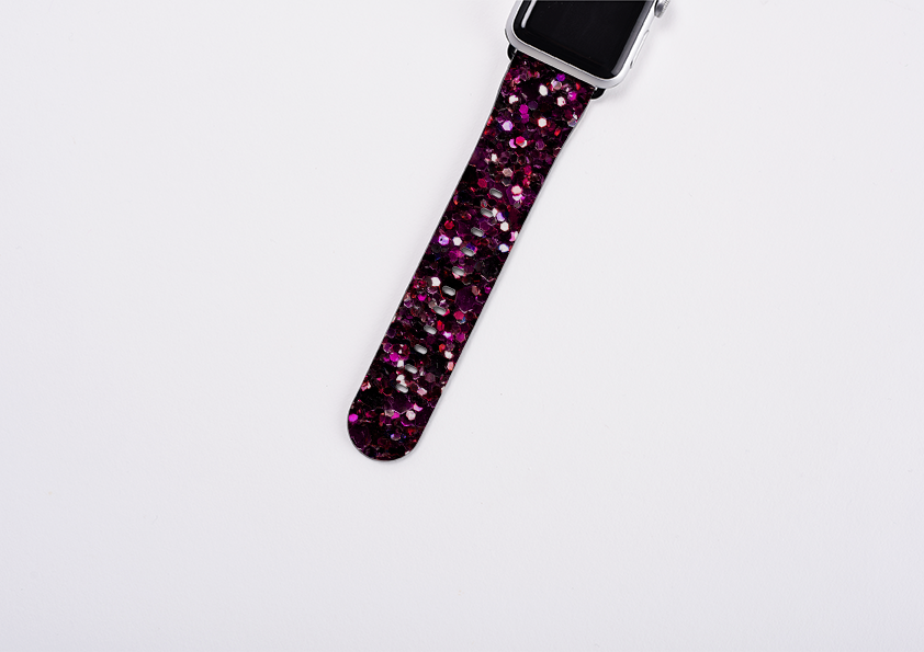 Rubies By Kitty Joseph Apple Watch Strap (does not glitter)