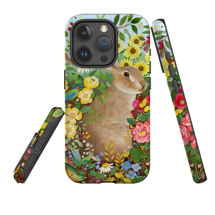 iPhone Tough Case - Rabbit Garden By Bex Parkin