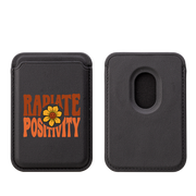 Radiate Positivity MagSafe Wallet- Black