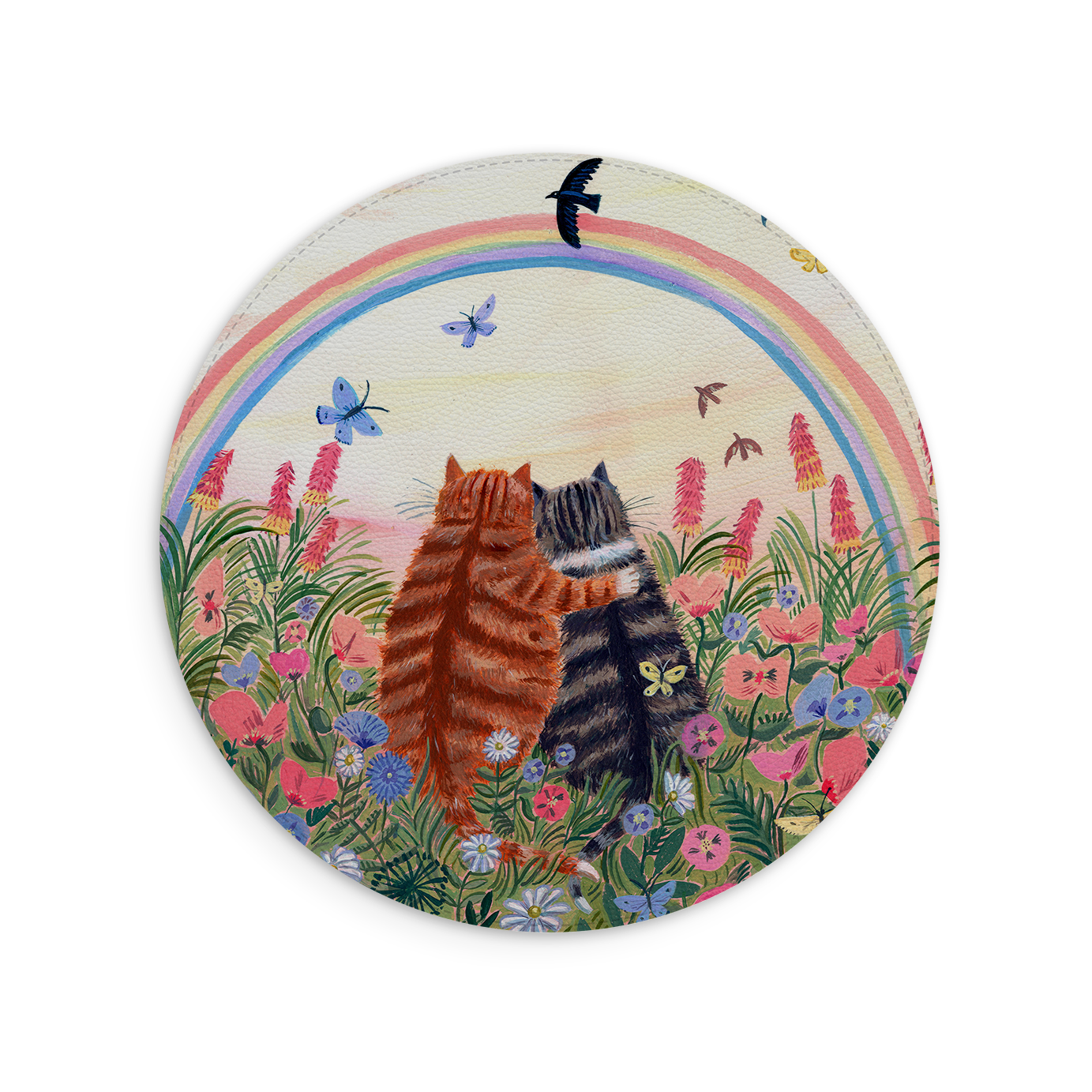 Rainbow Cats Mouse Mat By Mary Stubberfield