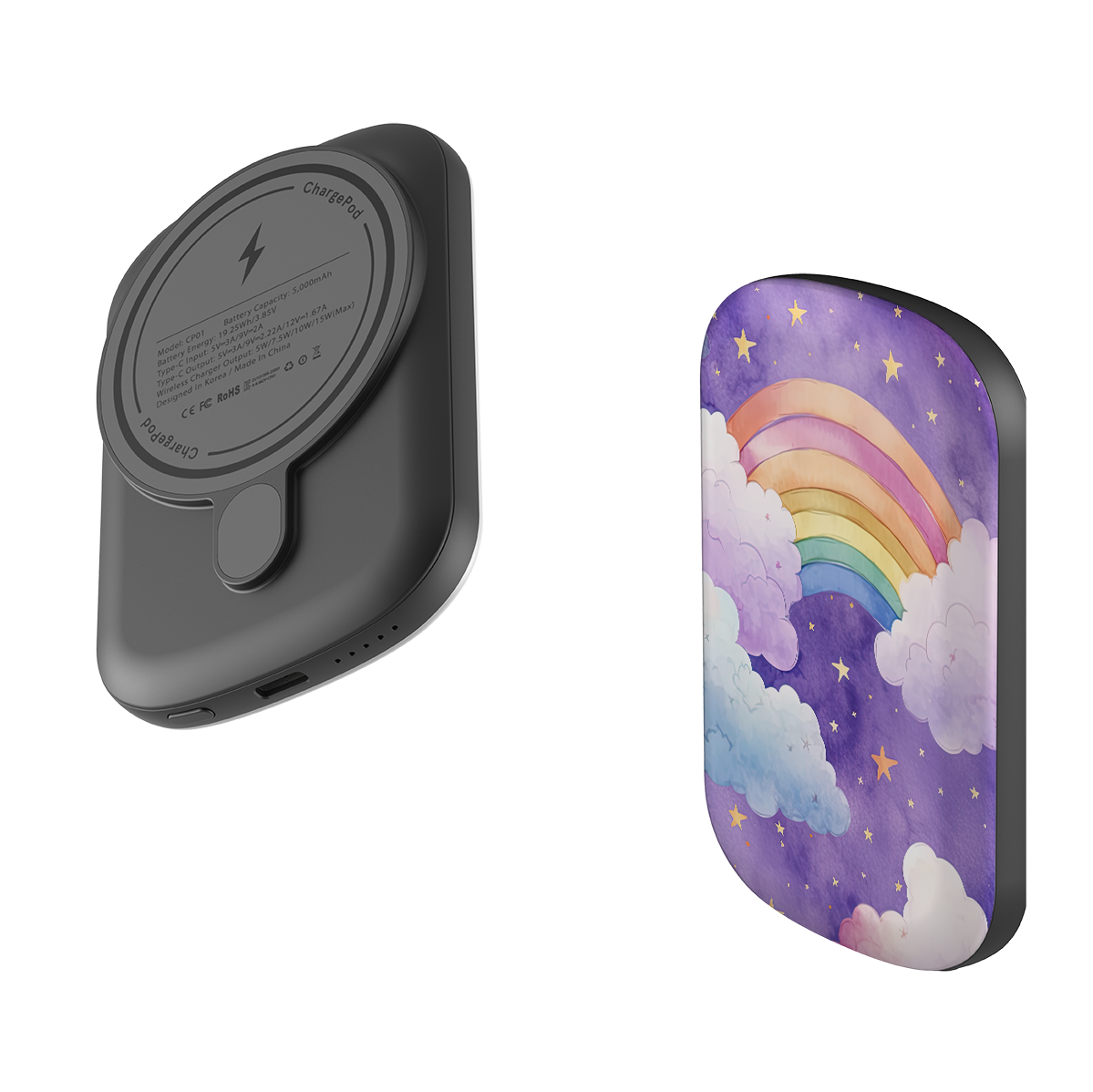 MagSafe Power Bank - Rainbow Clouds