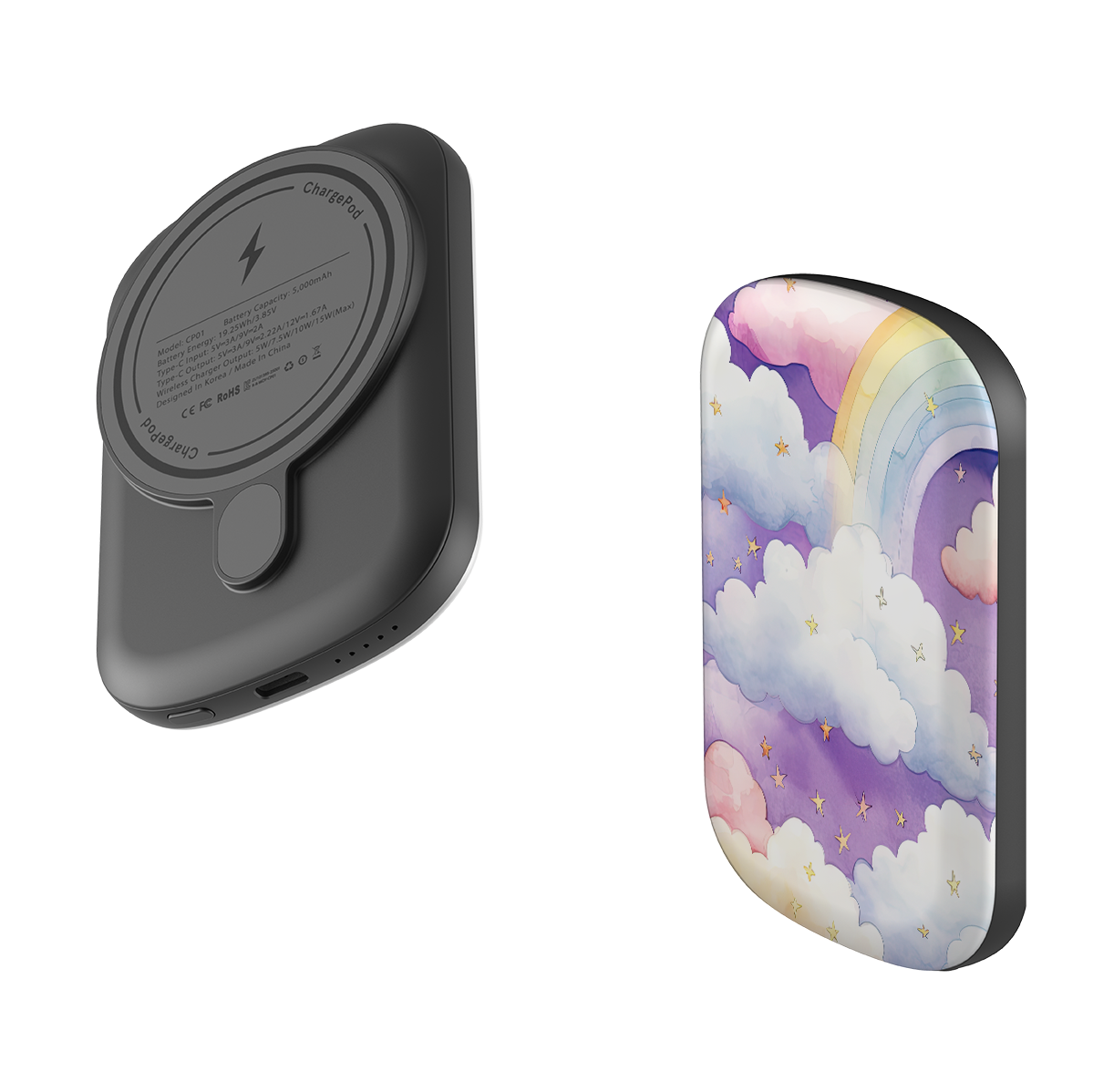 MagSafe Power Bank - Rainbow Clouds II