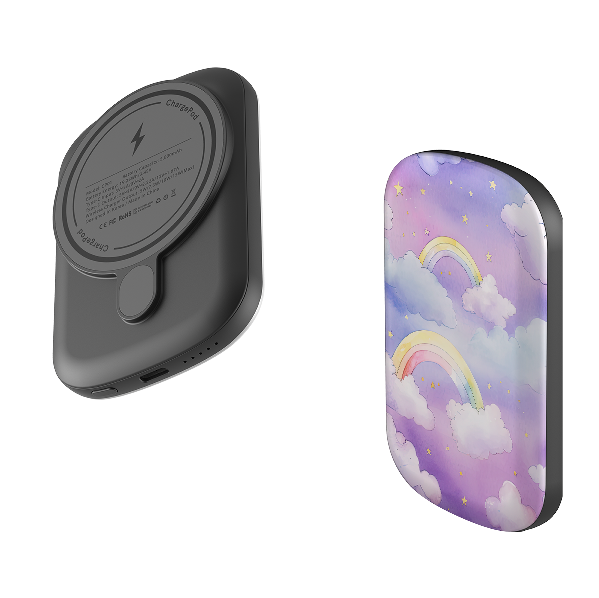 MagSafe Power Bank - Rainbow Clouds III