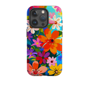 iPhone Tough Case - Rainbow Floral