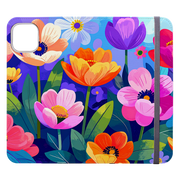 Rainbow Floral Wallet Case