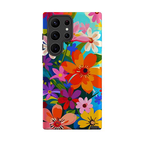 Samsung Tough Case - Rainbow Floral