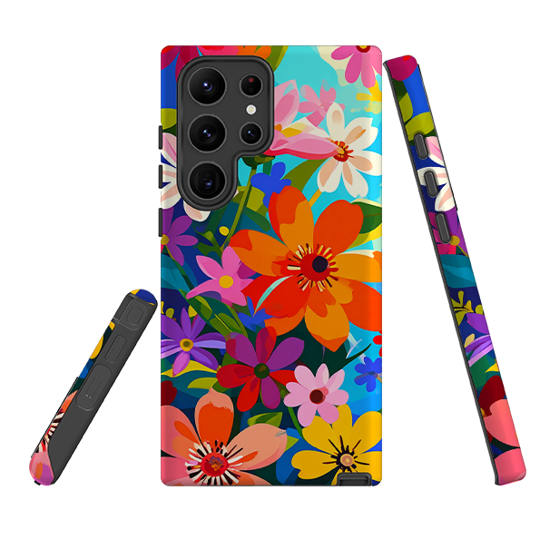 Samsung Tough Case - Rainbow Floral
