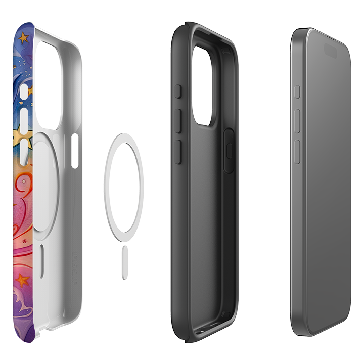 iPhone MagSafe Tough Case - Rainbow Stars II