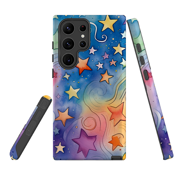 Samsung Tough Case - Rainbow Stars III
