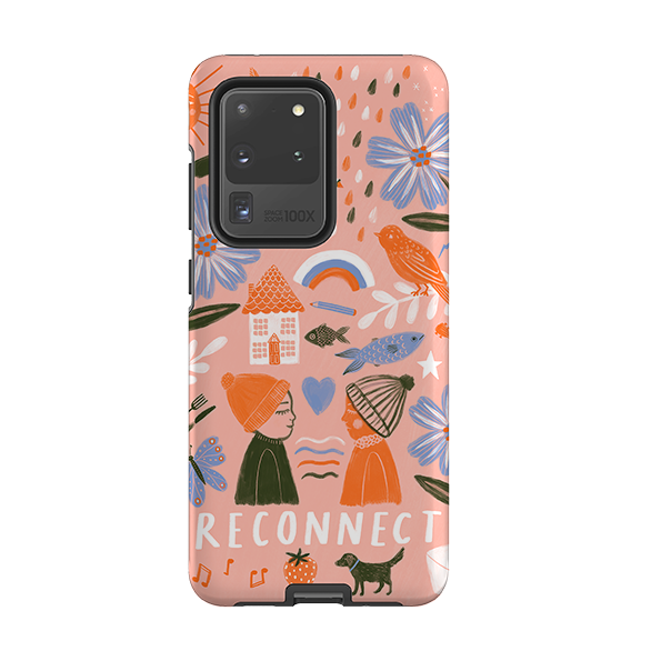 Samsung Tough Case - Reconnect Orange By Lee Foster Wilson