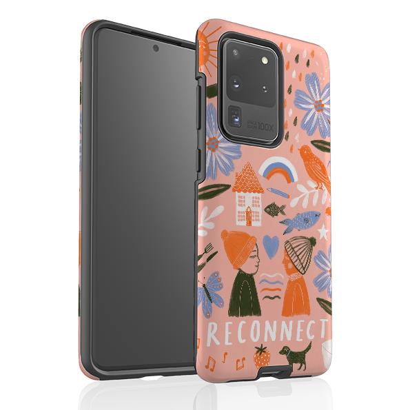 Samsung Tough Case - Reconnect Orange By Lee Foster Wilson