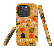 iPhone MagSafe Tough Case - Reconnect Yellow By Lee Foster Wilson