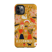 iPhone Tough Case - Reconnect Yellow By Lee Foster Wilson