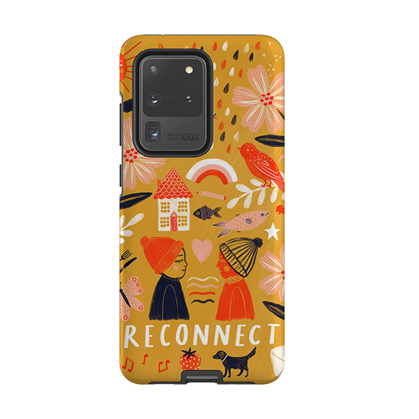 Samsung Tough Case - Reconnect Yellow By Lee Foster Wilson