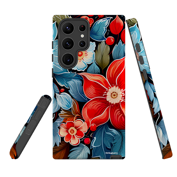 Samsung Tough Case - Red Bells