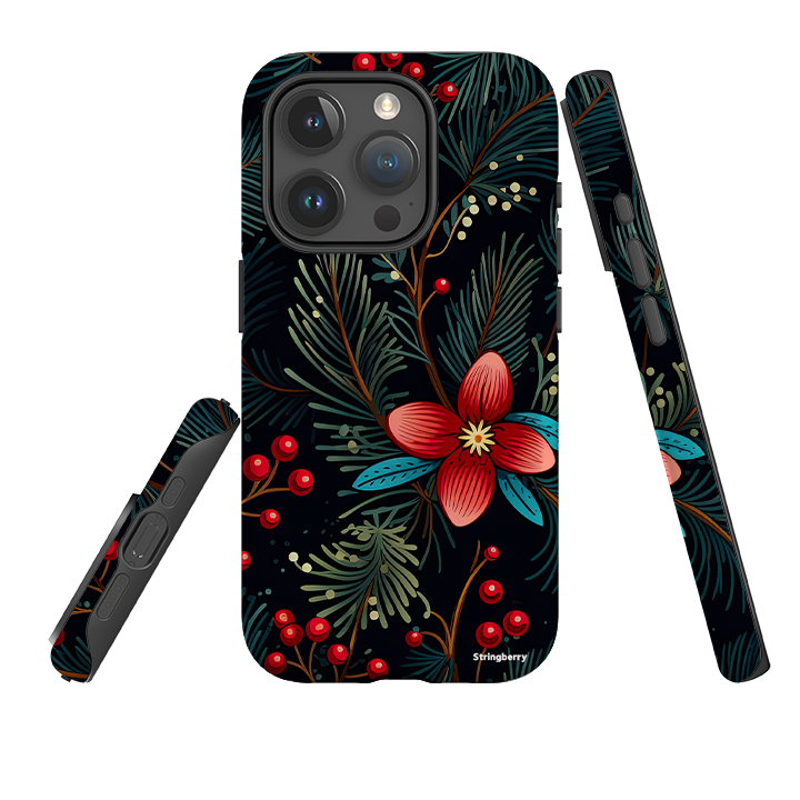 iPhone Tough Case - Red Berries
