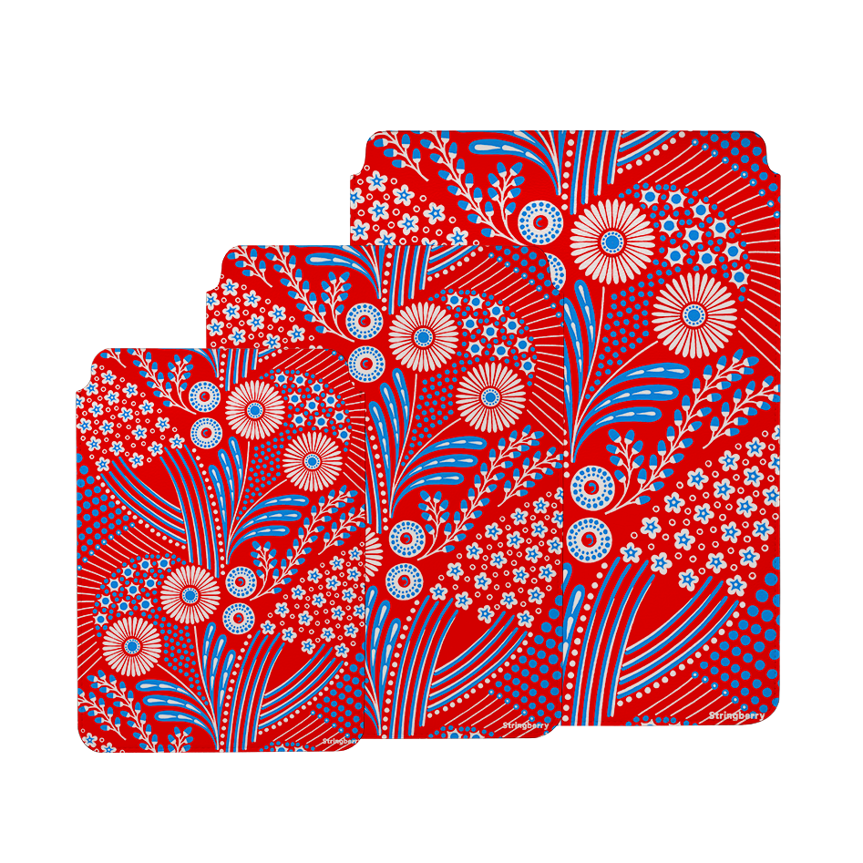 Red Bouquet By Cressida Bell Laptop, Kindle & iPad Sleeve