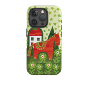 iPhone Tough Case - Red Dala Horse By Tracey English