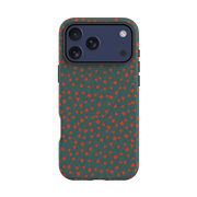 iPhone Tough Case - Red Hearts