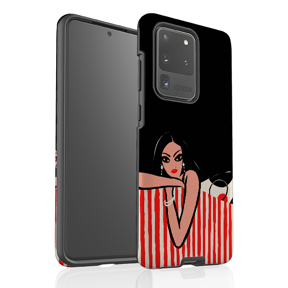 Samsung Tough Case - Red Stripe Sofa