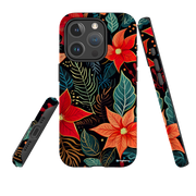 iPhone MagSafe Tough Case - Red Winter Floral