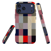 iPhone MagSafe Tough Case - Retro Plaid
