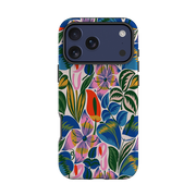 iPhone Tough Case - Retro Tropical Floral