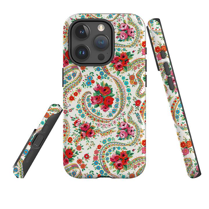 iPhone Tough Case - Ribbons & Roses By Sarah Campbell