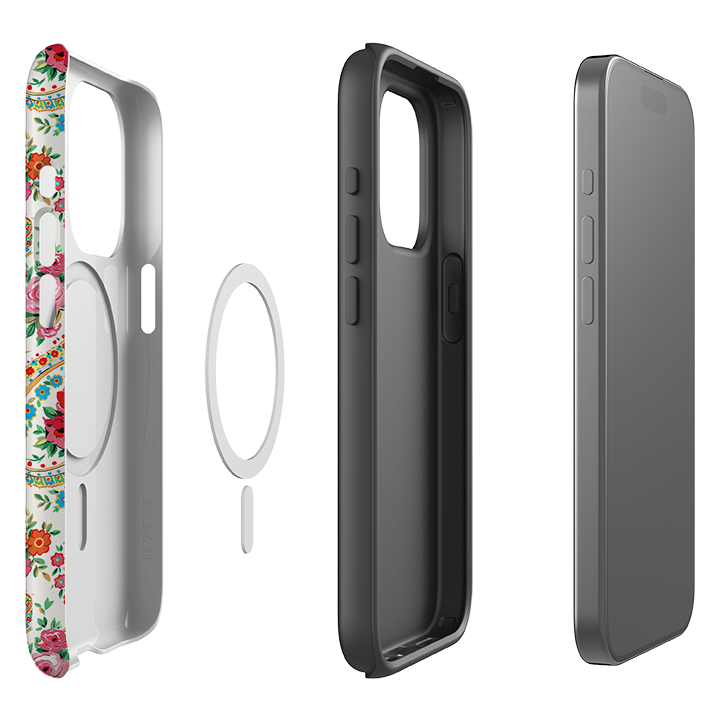 iPhone MagSafe Tough Case - Ribbons & Roses By Sarah Campbell