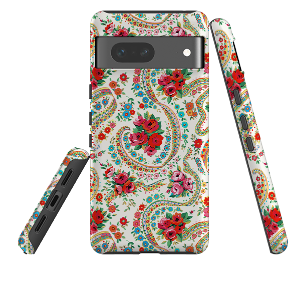 Google Tough Case - Ribbons & Roses By Sarah Campbell