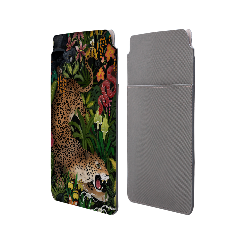 Roaring Leopard By Bex Parkin Laptop, Kindle & iPad Sleeve