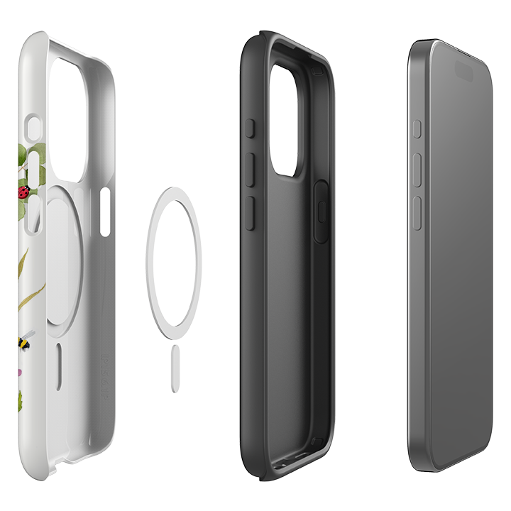 iPhone MagSafe Tough Case - Robin and Snail By Bex Parkin