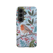 Samsung Tough Case - Robin With Berries By Mary Stubberfield