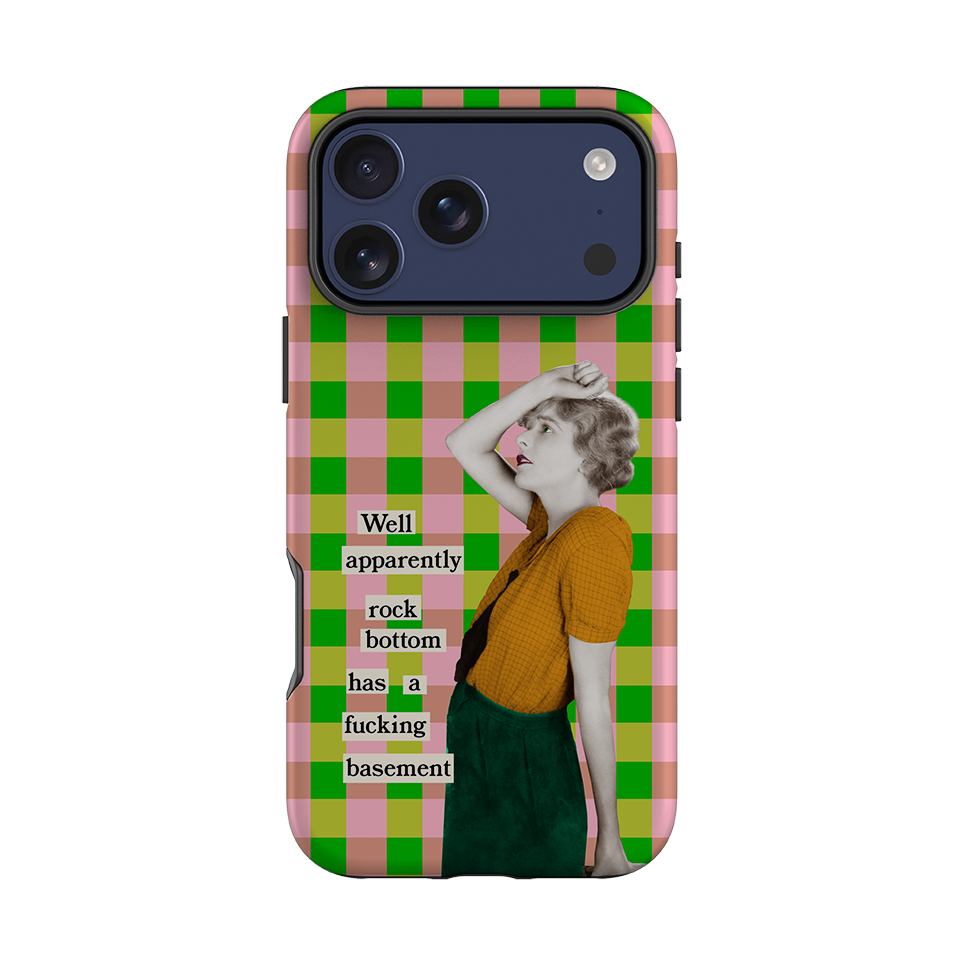 iPhone Tough Case - Rock Bottom By Clare Jordan